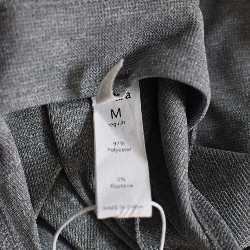NWT Halara Adjustable Strap Wide Leg Overalls Gray Pockets Size M - Picture 9 of 9